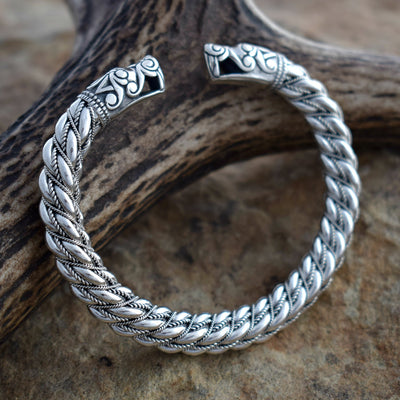 Arm Rings - Premium Gotland Armring, Silver - Grimfrost.com