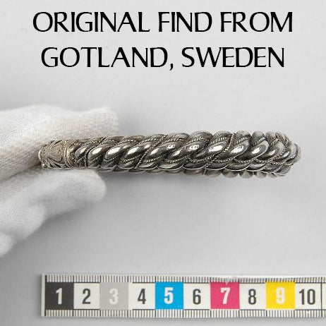 Arm Rings - Premium Gotland Armring, Silver - Grimfrost.com