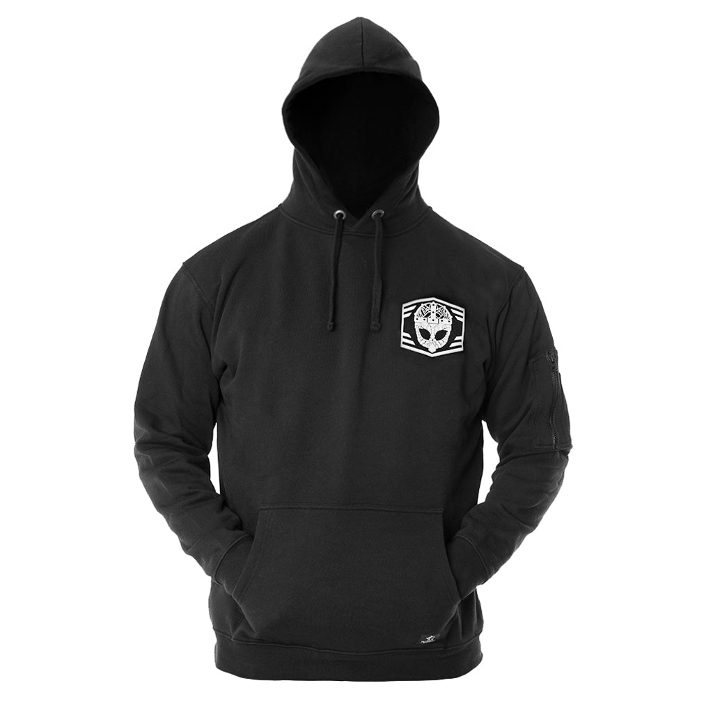 Premium Hoodie, Clan Helmet, Black