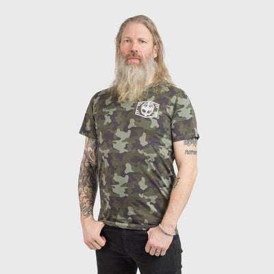 Premium Tee, Clan Helmet, Camo