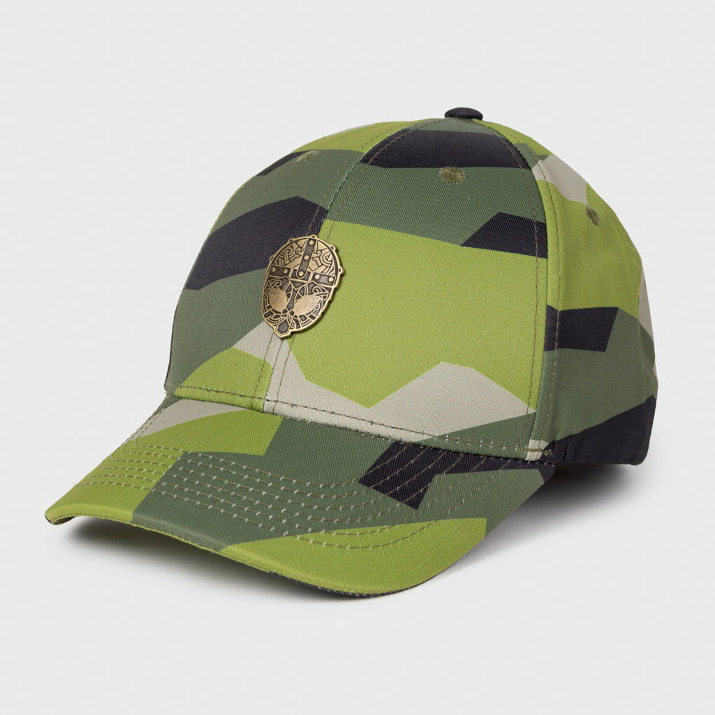 M90 Baseball Cap, Green Camo