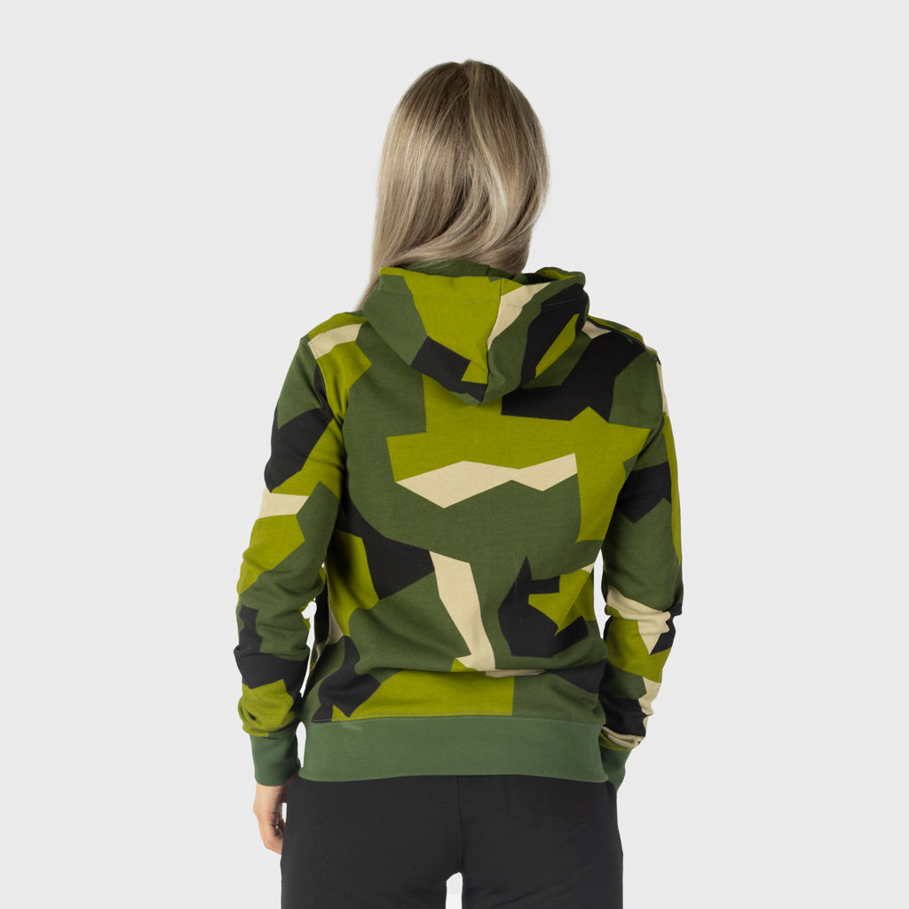 Women's Premium Zoodie, Grimfrost, M90 Green Camo