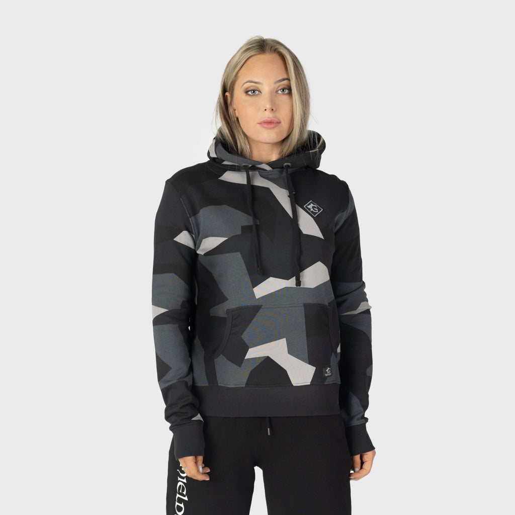 Women's Premium Hoodie, Grimfrost, M90 Grey Camo