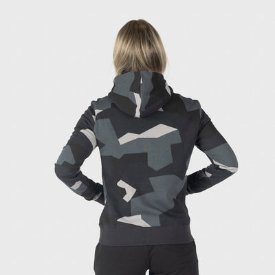 Women's Premium Hoodie, Shieldmaiden, M90 Grey Camo