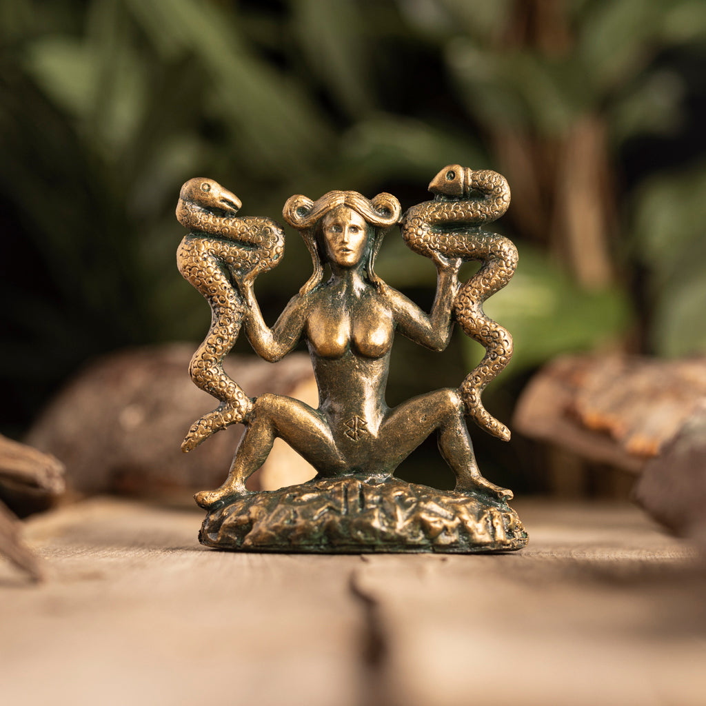 God Statue, Snake Woman