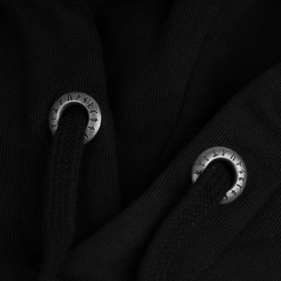 Premium Hoodie, Odin & Ravens, Black