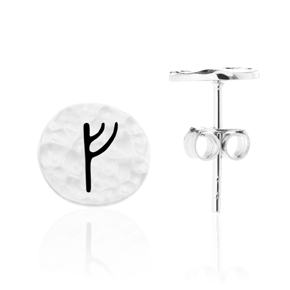 Choose Your Rune Earrings, Silver – Grimfrost Intl