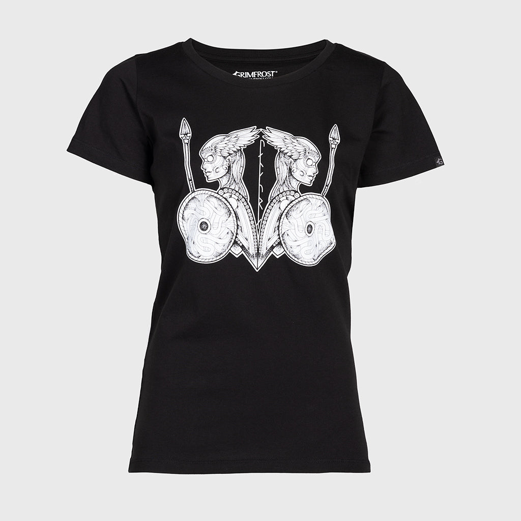 Women's Premium Tee, Valkyries, Black